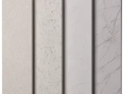 Quartz Agglomerate Engineered Stone Set - 06 Texture