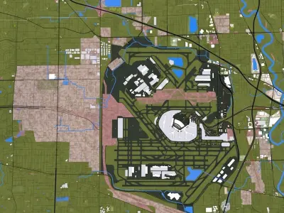 CHICAGO CITY 3D model