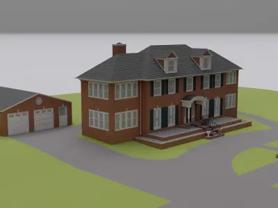 Home Alone House 3D model