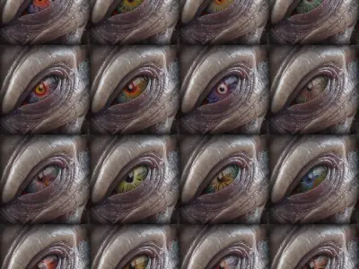 Alien Fantasy Eyes Vol 02 - PBR Texture