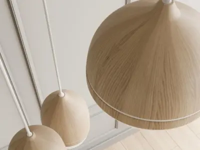 Nordic Lamp Set 3D model