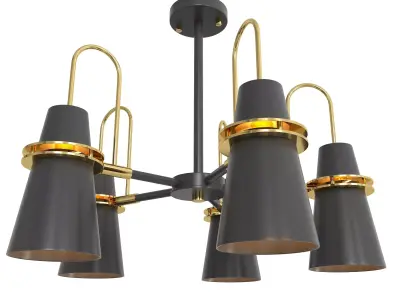 Pendant lamp REINAR A5 Low-poly 3D model