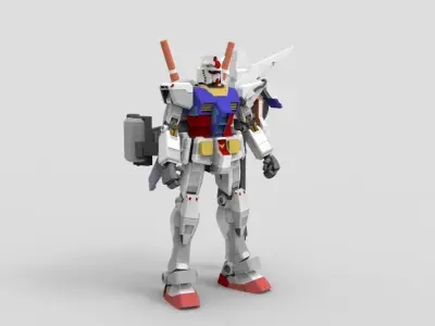 Gundam RX-78 Destroyer 3D model
