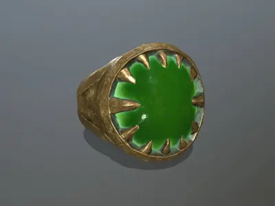 Heal Ring Low-poly 3D model