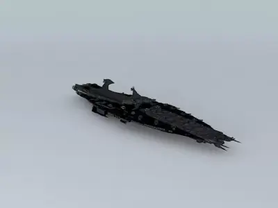 Hero Class Battlecruiser BC103D 3D model