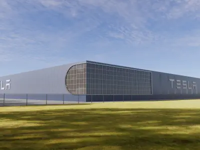 Tesla Giga Factory 3D model