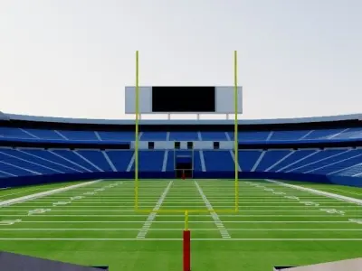 New Era Field - New York Low-poly 3D model