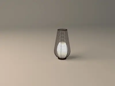 Reed Lamp 3 3D model