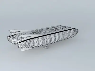 ARGO ASTRONAUTIX space cadillac 3D model