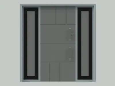 Door sets 2 3D model