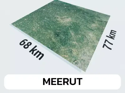 Meerut India City Landscape 3D Model 3D model