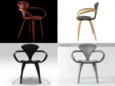 Cherner Armchair 3D model