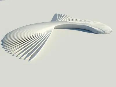 Architectural shape 3D model