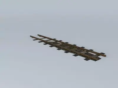 Eco Rail Narrow Gauge Old Steam Days Free 3D model