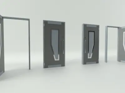 Door sets 11 3D model