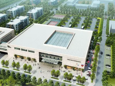 Modern Civic Service Center 3D model