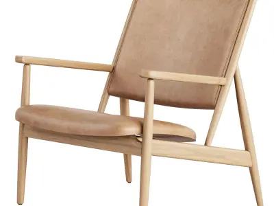 Summit Lounge Chair by Ariake Low-poly 3D model