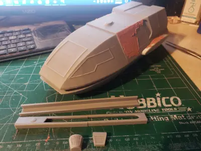 star trek shuttle movie version 3D print model