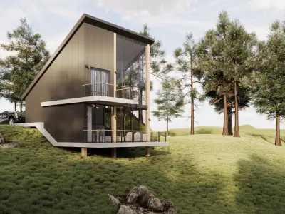 Modern Tiny House  3D model