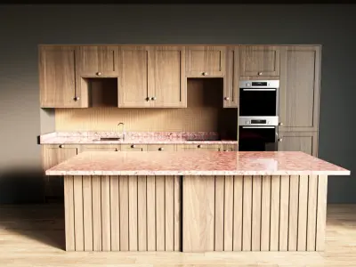 28-Kitchen4 texture 3 3D model