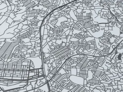 Yokohama Road Network and Streets 3D model