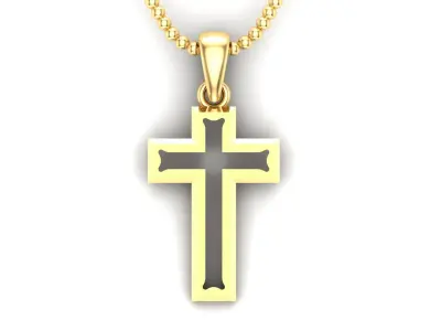 Light Gold Cross New Design  CP 25 3D print model