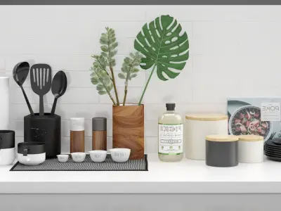 Kitchen Accessories 3D model 2
