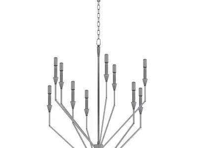 Hudson Valley 10 Light Chandelier 3D model