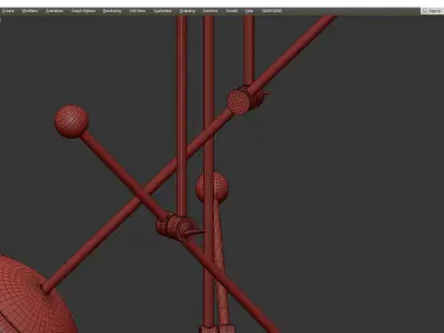 CEILING CAFE CHELSOM Low-poly 3D model