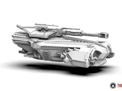 Jade Coalition - Cobra Hover Tank 3D print model