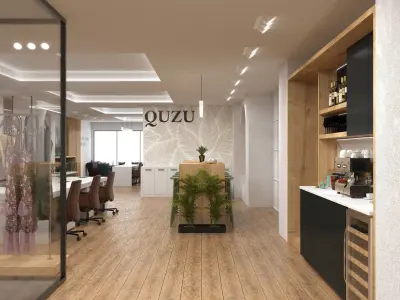 URBAN MODERN OFFICE 3D model