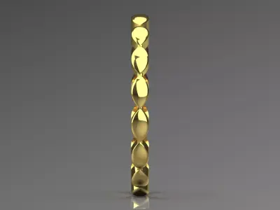 Endless Ring Design Gold stl Ring Model gr0133 3D print model