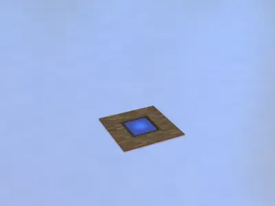 Embeded Floor Light Free 3D model