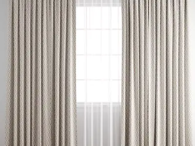 Curtain 380 3D model