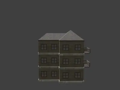 House Model 11 Low-poly 3D model