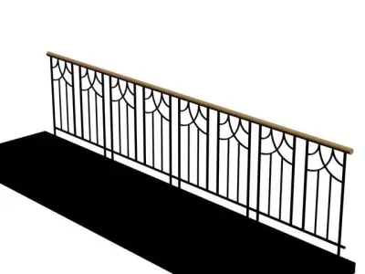 Fence 012 3D model