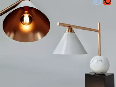 Kelly Wearstler CLEO FLOOR LAMP designed by Kelly Wearstler 3D model