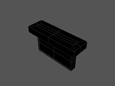 Exit Sign v1 001 Low-poly 3D model