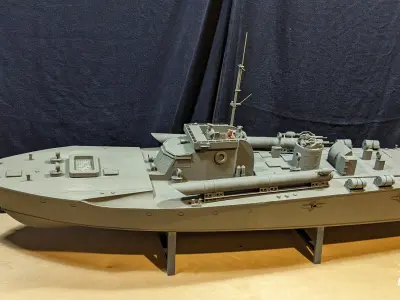 1 20 Vosper MTB RC Model Boat 3D print model