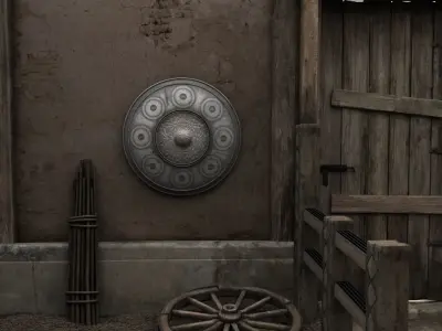 Stable building 3D model