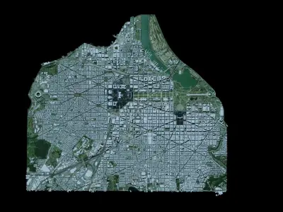 Washington DC - USA 3D model