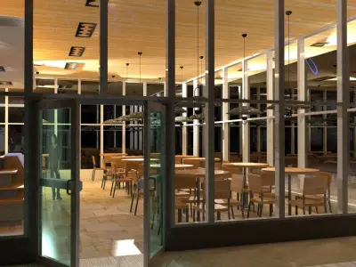 Coffee Shop 3D model