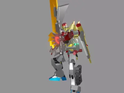 The Mecha Attacker 11 3D model