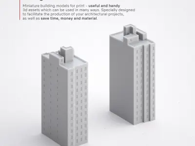 3D Print miniature building RB-US-NY-089 3D print model