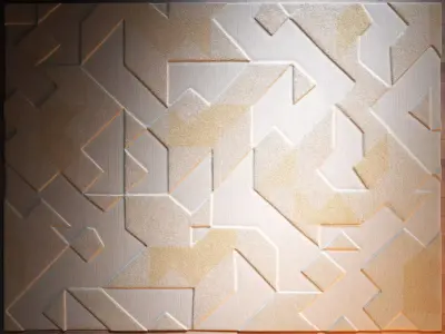 Asymetric Wool Rug 3D model