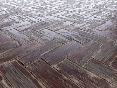Old parquet - Substance Designer Texture