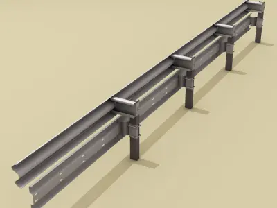 Guardrail bikers-saver 3D model
