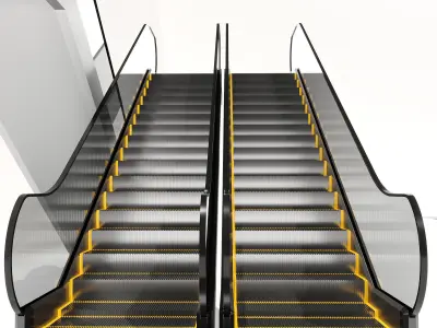 Escalator No1 A 3D model