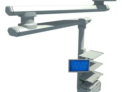 Detailed Medical Equipment 08 3D model