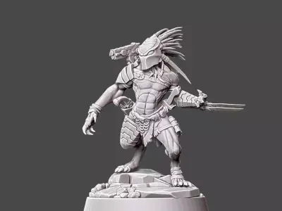 Predator - 35 mm scale 3D print model